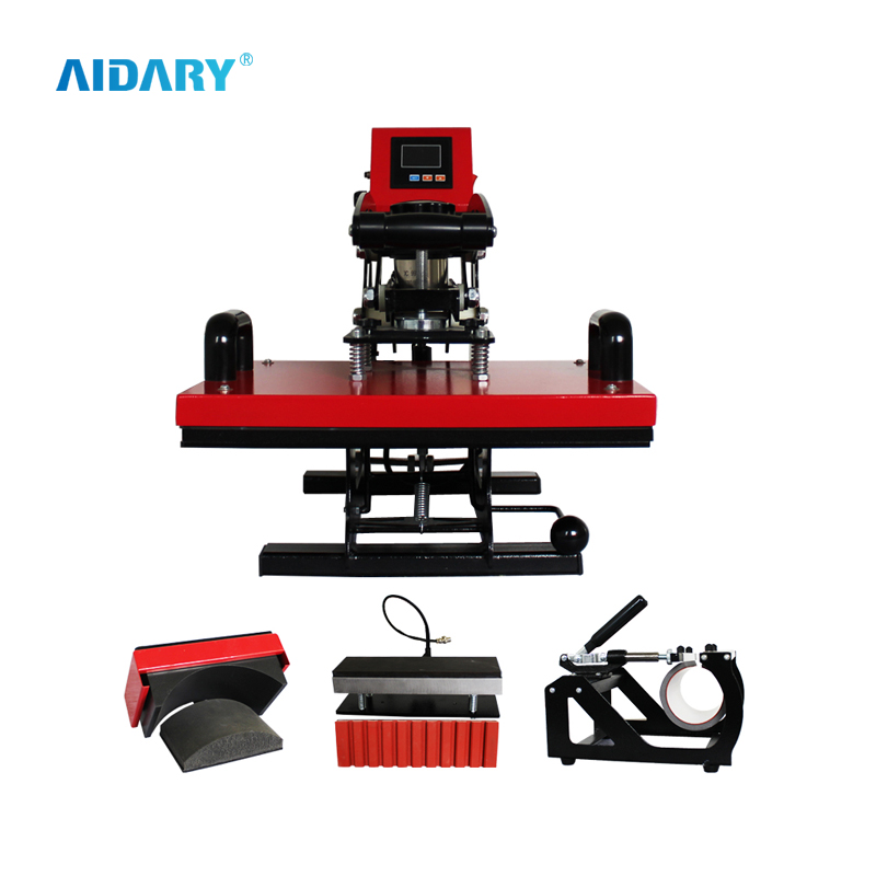 AIDARY 自动开口马克杯 T 恤笔 4 合 1 升华热压机 AP1901