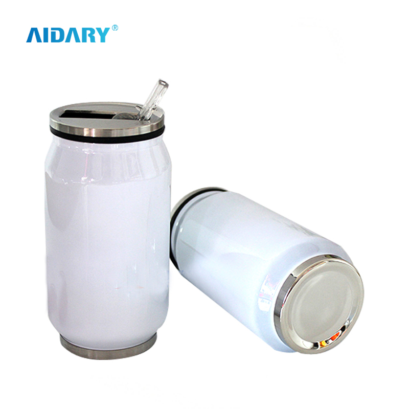 AIDARY 304 不锈钢升华可乐罐 350 毫升和 500 毫升可用