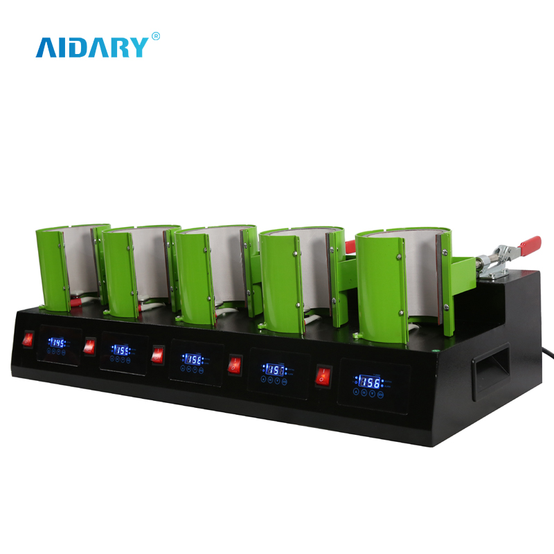 AIDARY 5 合 1 15 盎司组合马克杯印刷热压机 5 合 1 AP2111