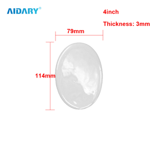 AIDARY 11.4 X 7.9cm 椭圆升华空白瓷器装饰品