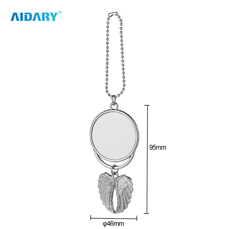 AIDARY 银色天使之翼升华转印车饰