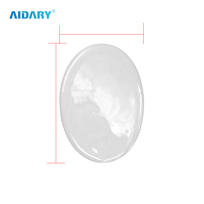 AIDARY 127 毫米 X 86 毫米椭圆形升华空白瓷器装饰品
